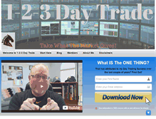 Tablet Screenshot of 123daytrade.com